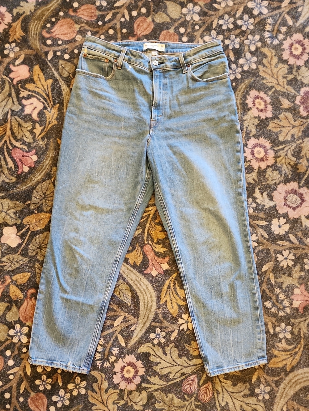 Abercrombie & Fitch Light Blue  High-Rise Jeans